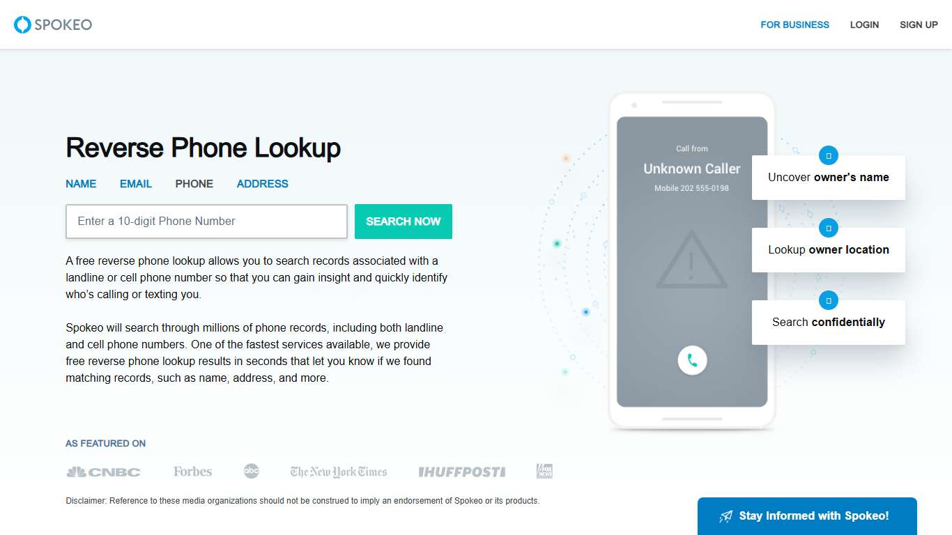 Reverse Phone Lookup | Phone Number Search - Spokeo